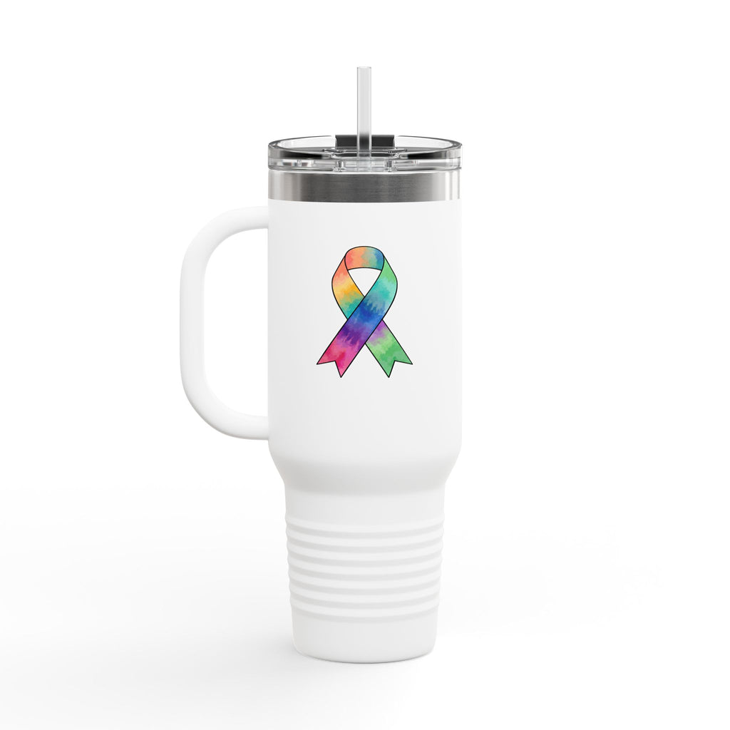 Kickin' Cancer Insulated Travel Mug - 40oz