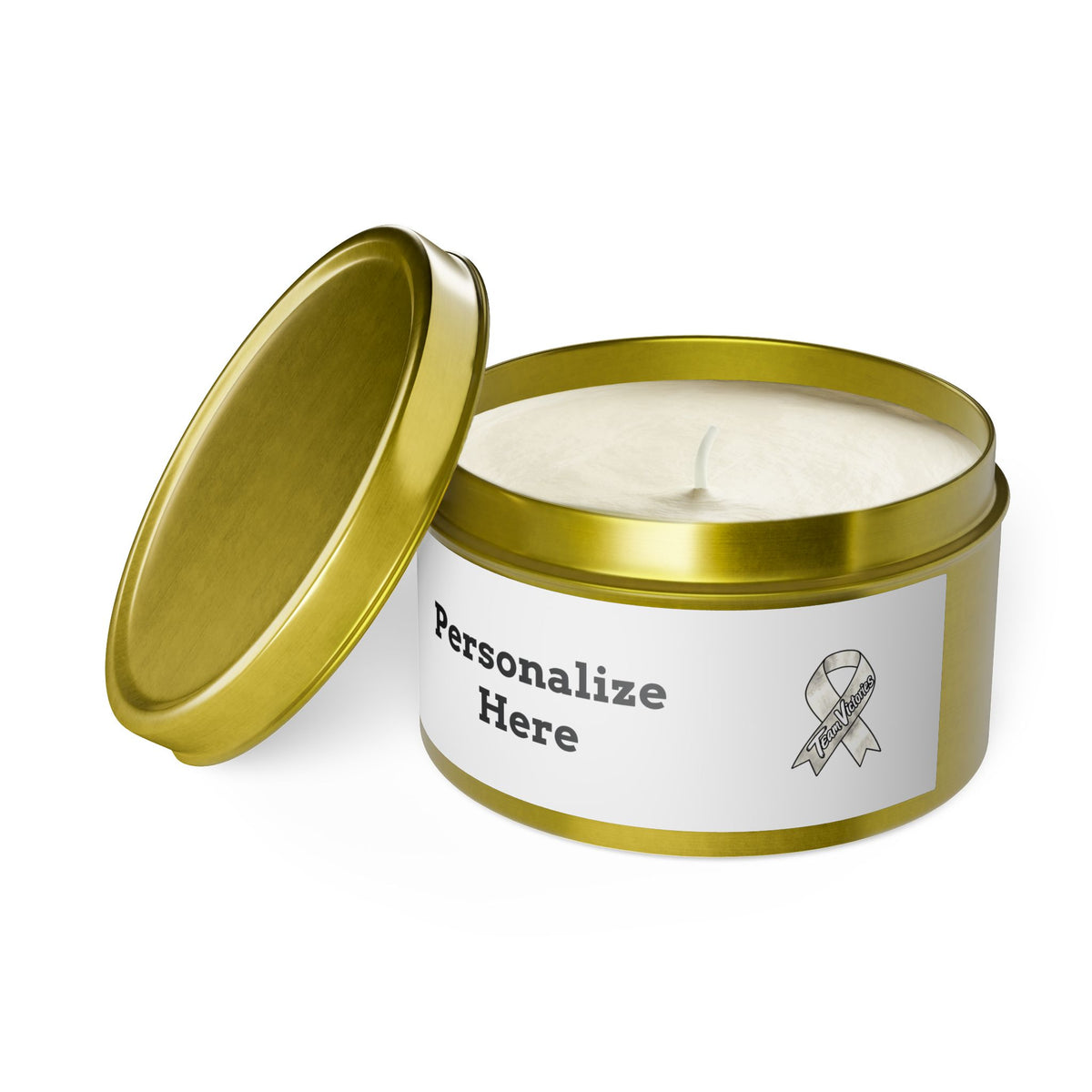Scented Tin Candle - 4 oz & 8 oz - "Personalize"