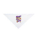 Moooove Over Cancer pet bandana with Uterine Cancer awareness ribbon