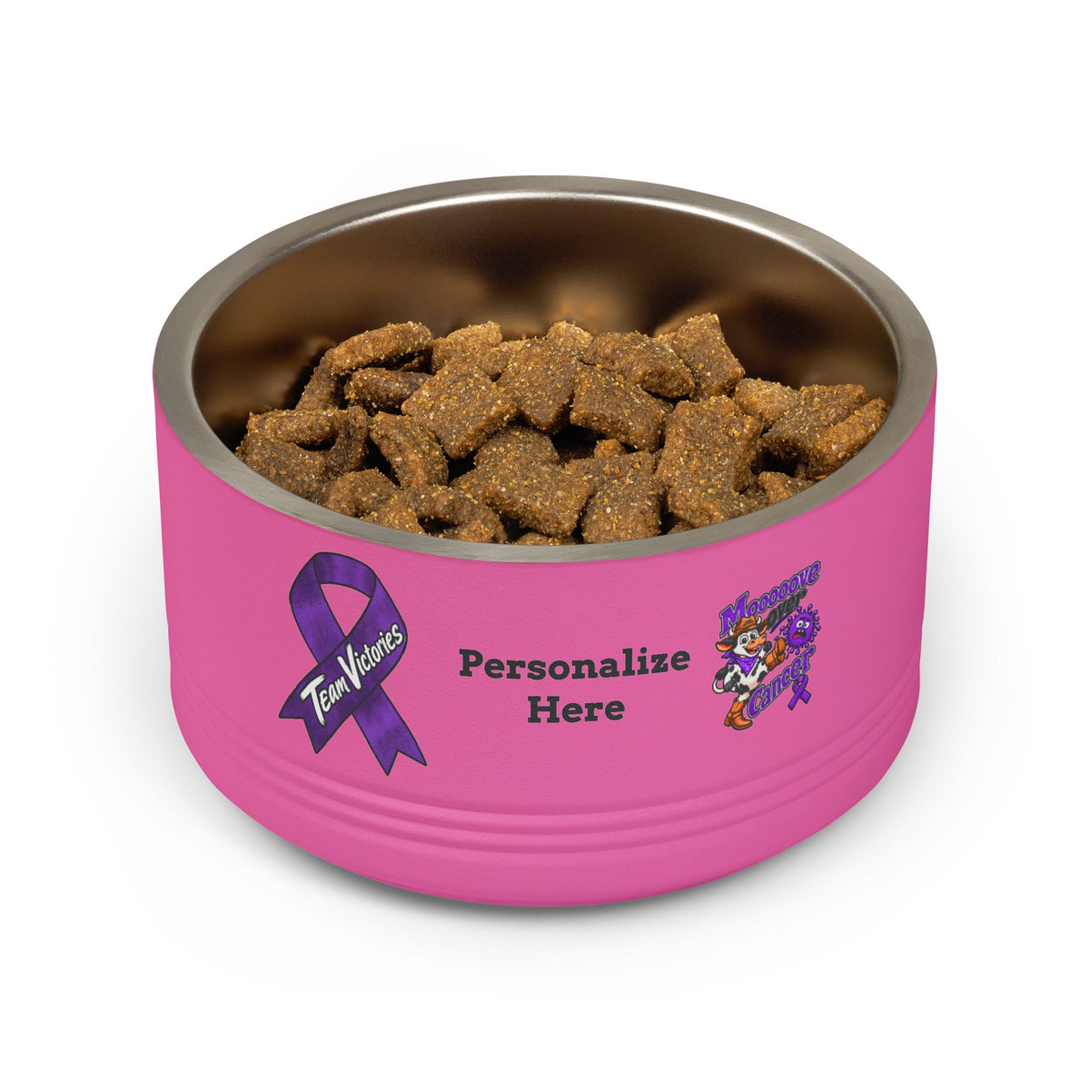 Pet Bowl - Stainless Steel - 18 oz - "Personalize"