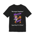 Black Moooove Over Cancer t-shirt with cow graphic and orange cancer awareness ribbon