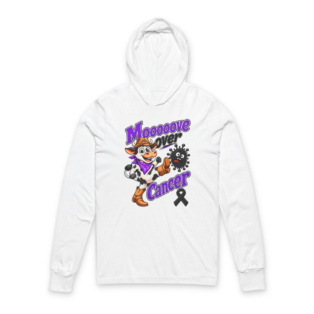 Hooded Long Sleeve Tee | Bella+Canvas 3512