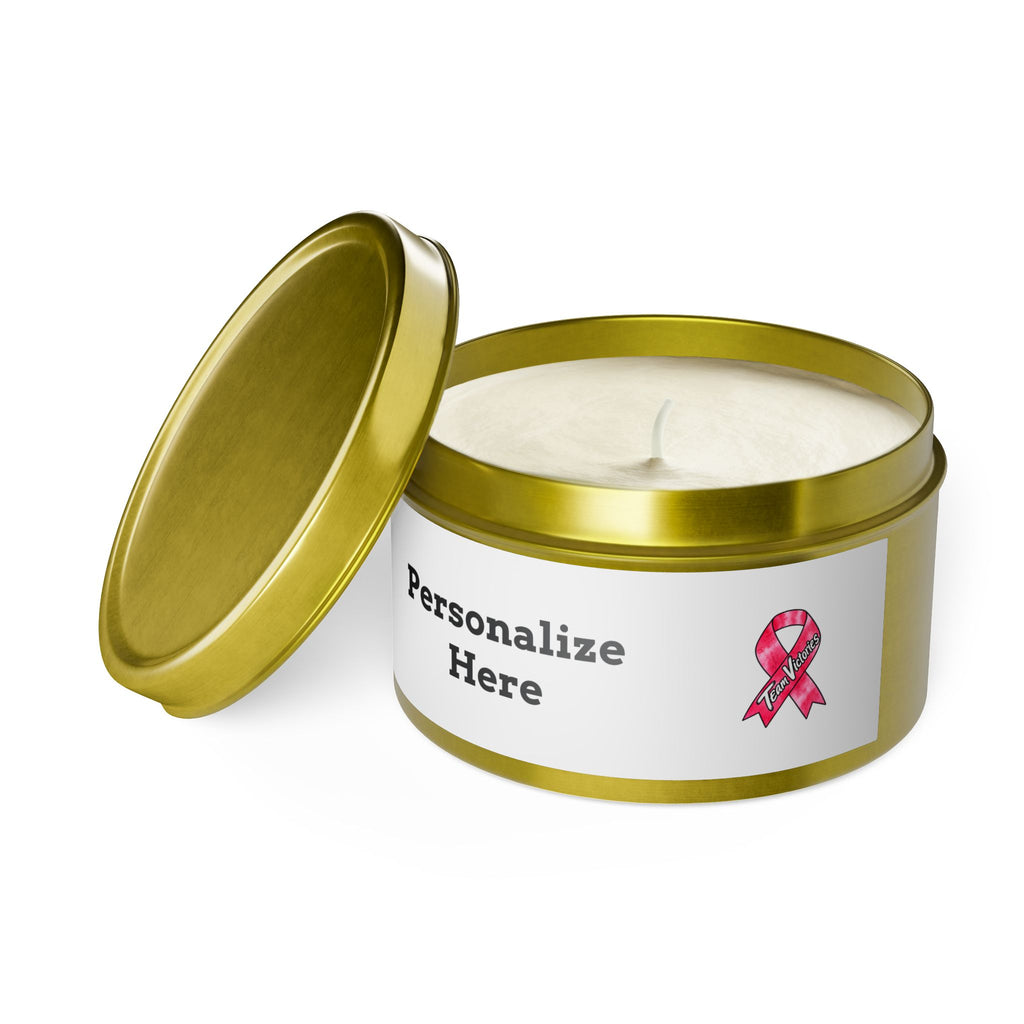 Scented Tin Candle - 4 oz & 8 oz - "Personalize"